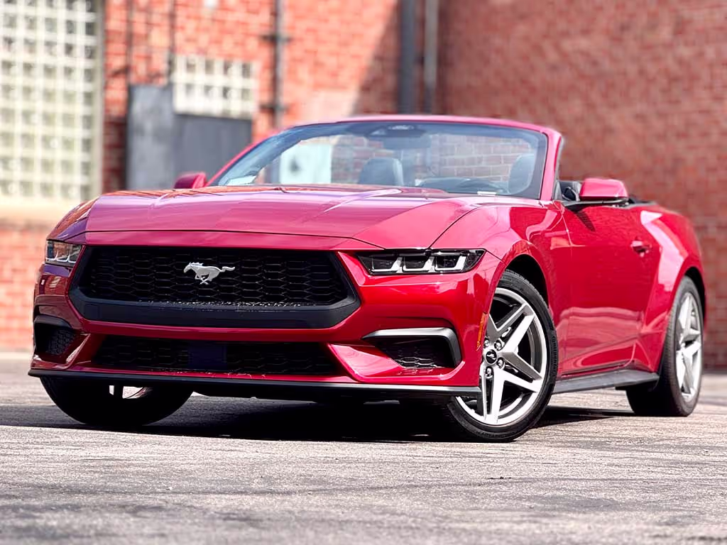 Ford Mustang front-end fully repaired.